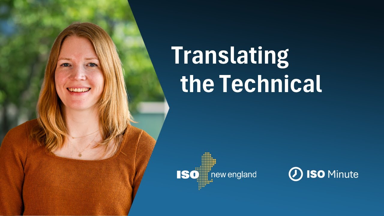 ISO Minute: Translating the Technical