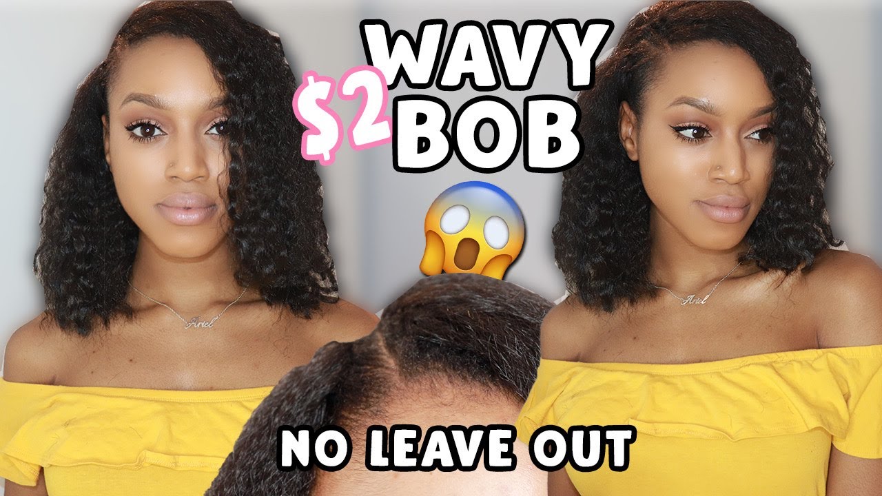 $2 Wavy Bob 1 HOUR Braidless Crochet 😍🔥 GAME CHANGER!! ft. Princessa Beauty Products Montreal