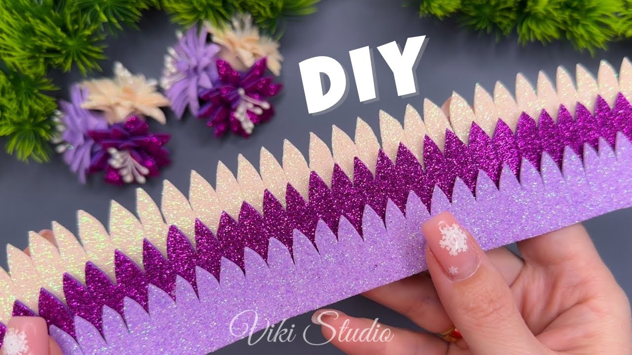 Amazing! The Simple Way to Create Stunning Glitter Flowers