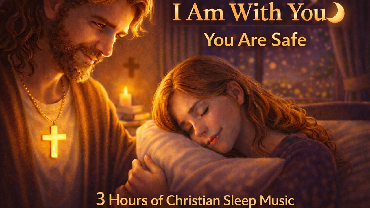 Tonight, Stay With Jesus 🌙 | 3 Hours of Peaceful Christian Sleep Music