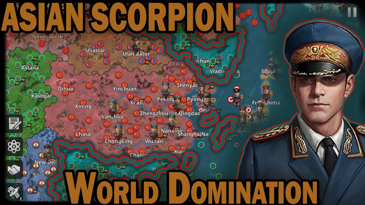 АЗИАТСКО-ТИХООКЕАНСКИЙ SCORPION 1960 БРОСЬТЕ ВЫЗОВ ЗАВОЕВАНИЮ МИРА! World Conqueror 4