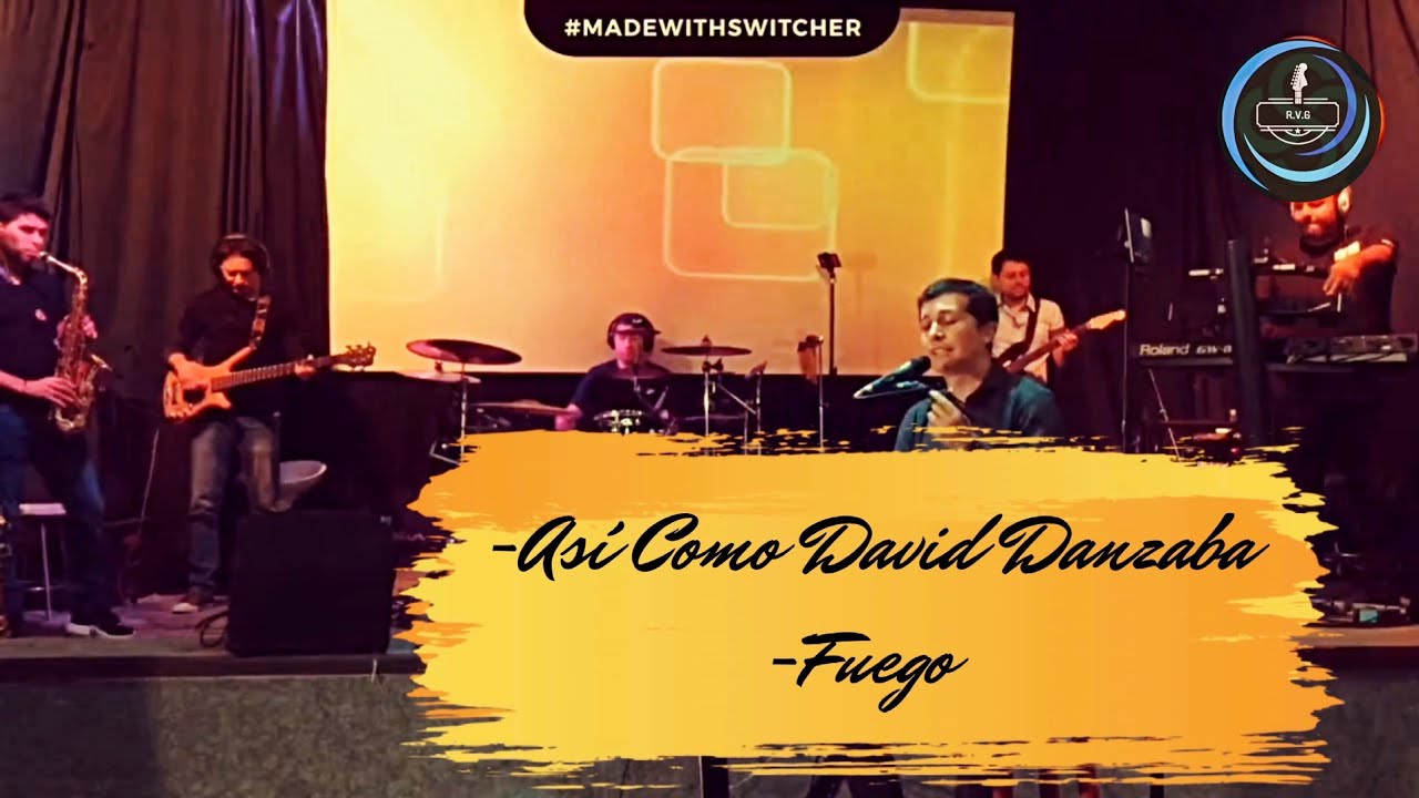 Así  Como David Danzaba --Fuego--Cover en Vivo.(Grabado en Marzo del 2020).