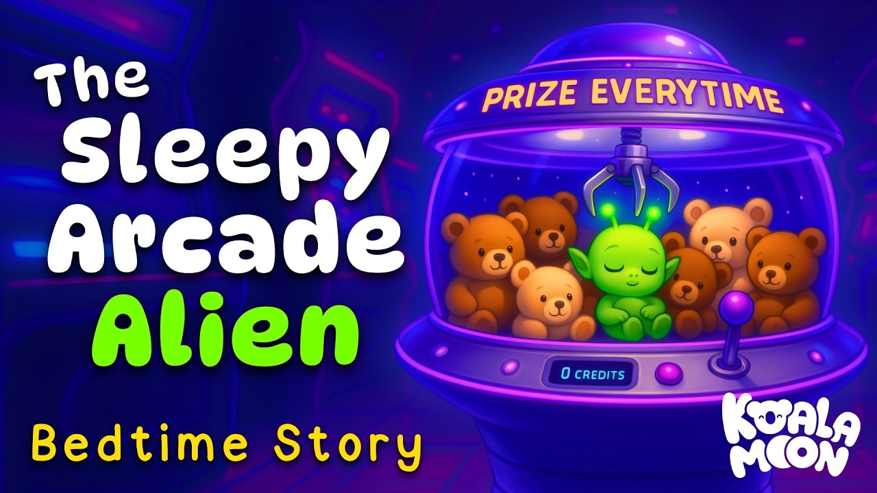 The Sleepy Arcade Alien 👽 💤 Bedtime Story to Help Kids Sleep 😴