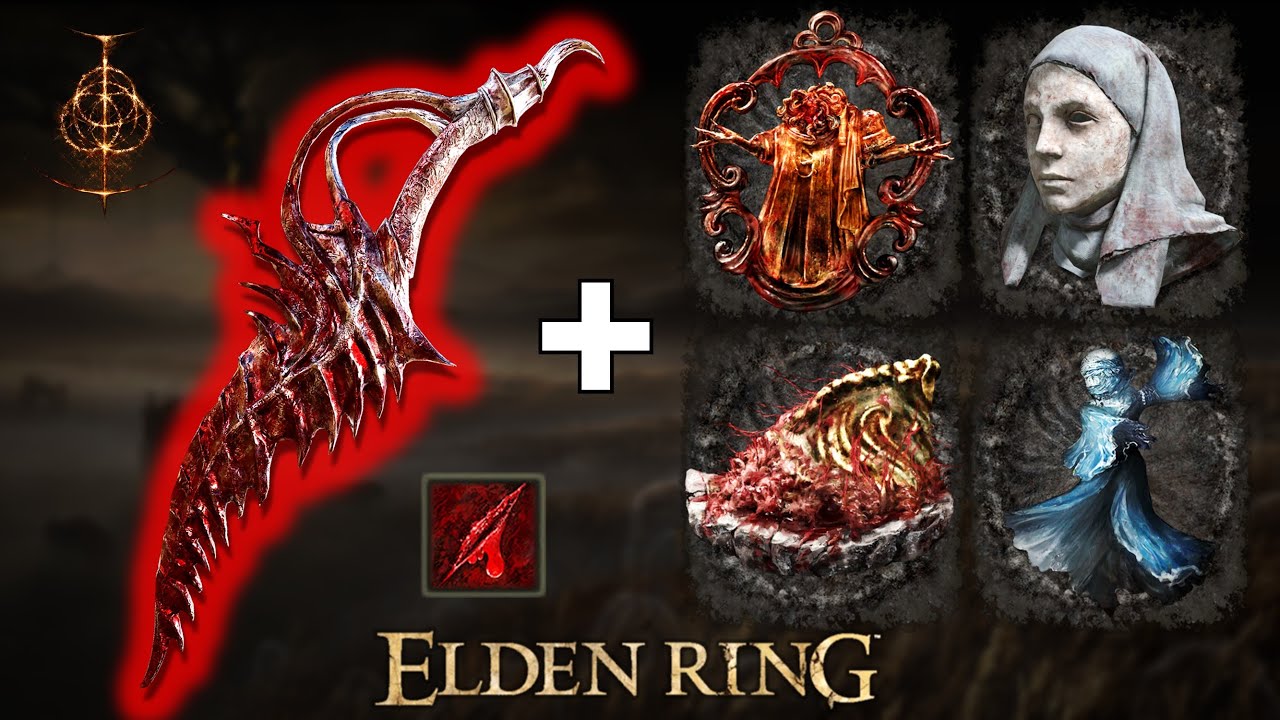 Elden Ring - Reduvia OP Bleed Build vs NG+7 Main Bosses (No Damage) [1.16 ver]