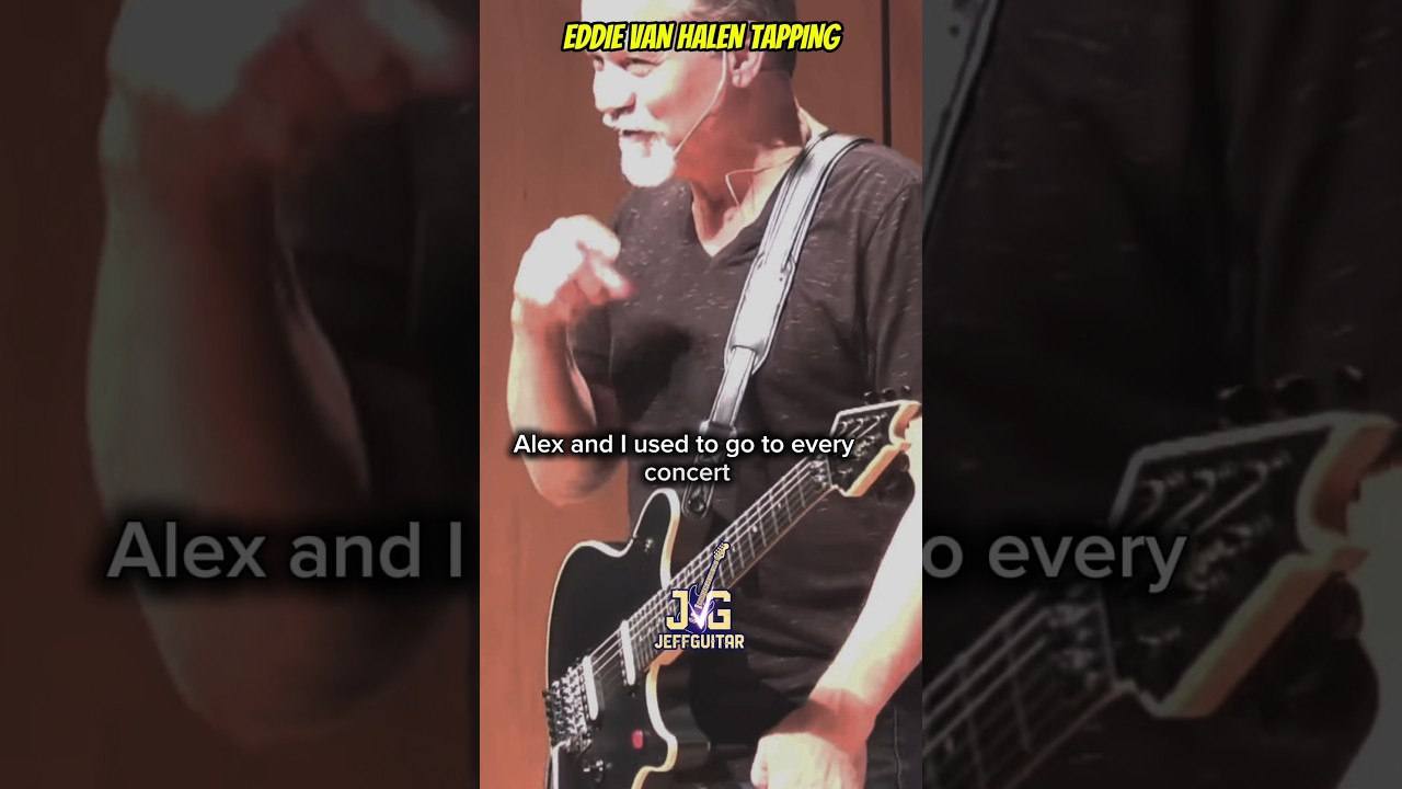 Eddie Van Halen Shares His Tapping Story 😮 #eddievanhalen