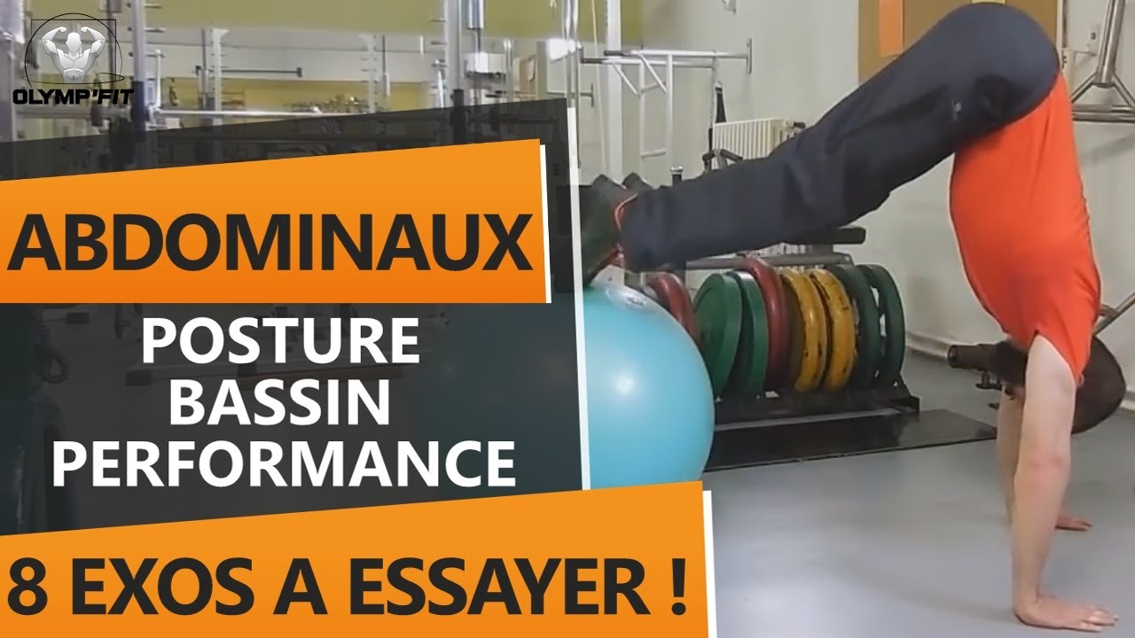 Abdominaux, antéversion et stabilité du bassin, gainage, posture et performance