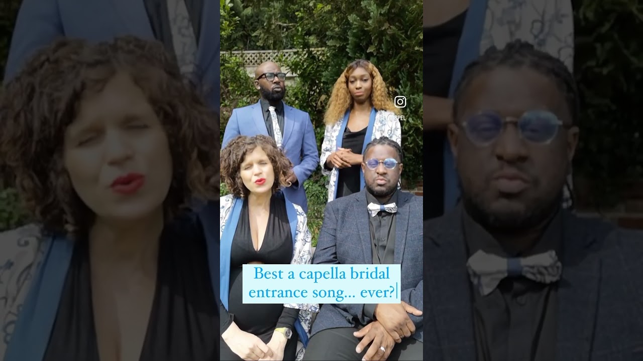 Best a capella bridal entrance song ever? What do you think? 