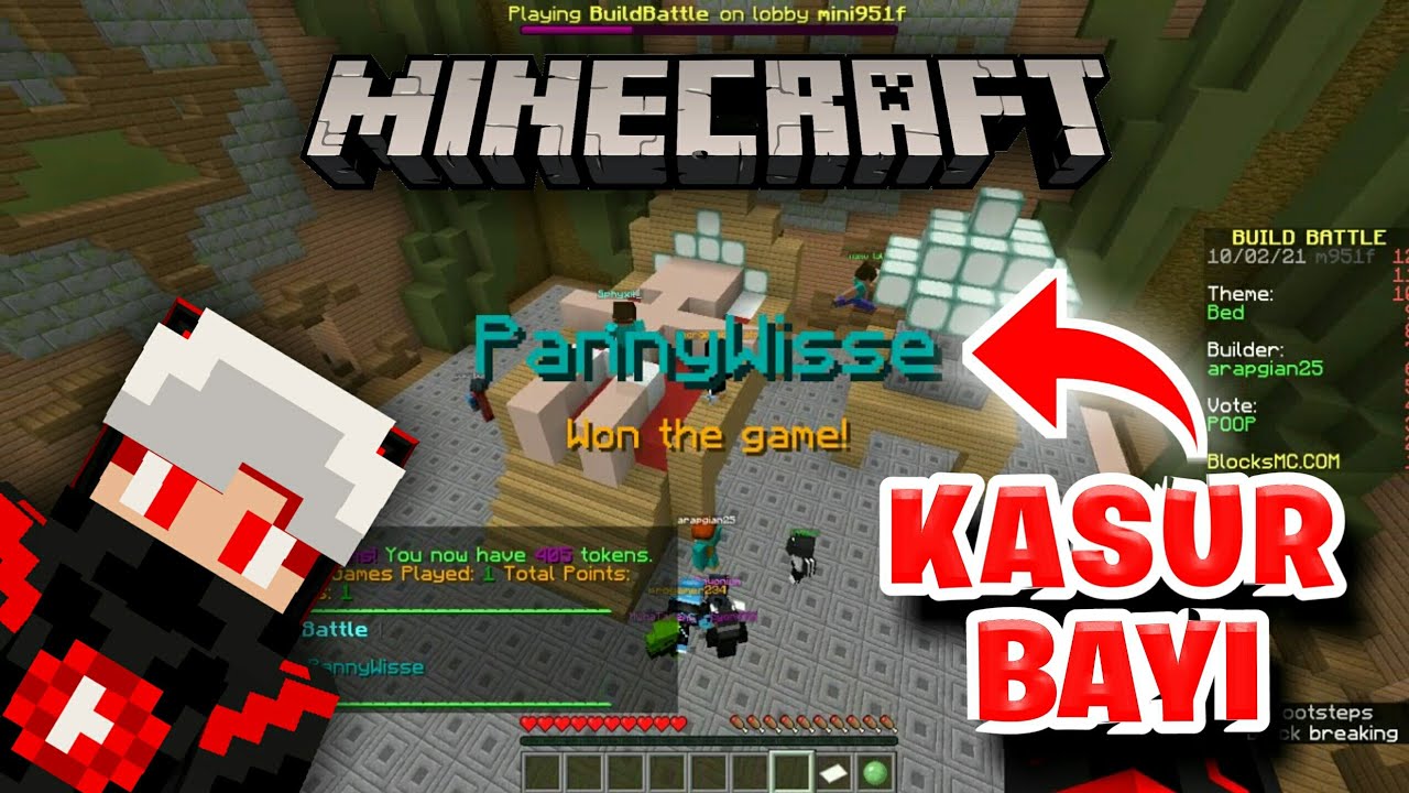 Membuat Kasur Bayi Dapat Juara 1!! - Minecraft Build Battle
