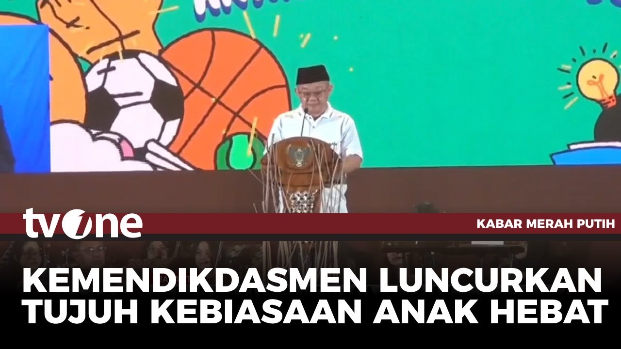 Kemendikdasmen Luncurkan Program 7 Kebiasaan Anak Indonesia Hebat | Kabar Merah Putih tvOne