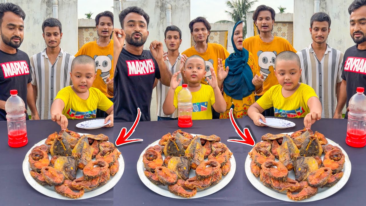 Unlimited Katla Fish Fry Funny Bottle Flip Challenge