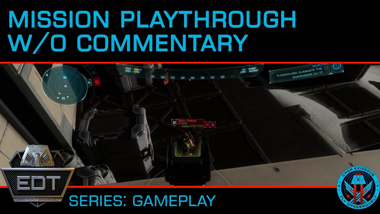 Mission Playthrough Without Commentary - Settlement Raid (Combat) - Elite Dangerous Odyssey