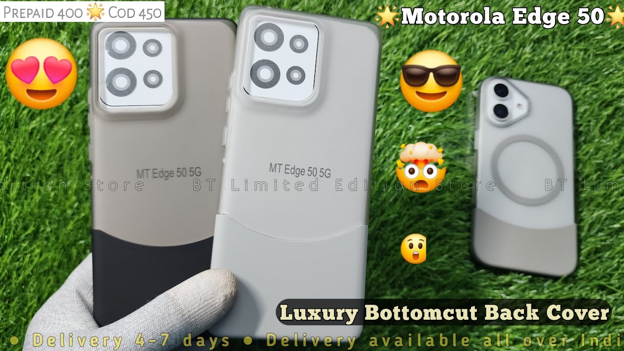 Moto Edge 50 Premium Back Cover ! Moto Edge 50 Back Cover