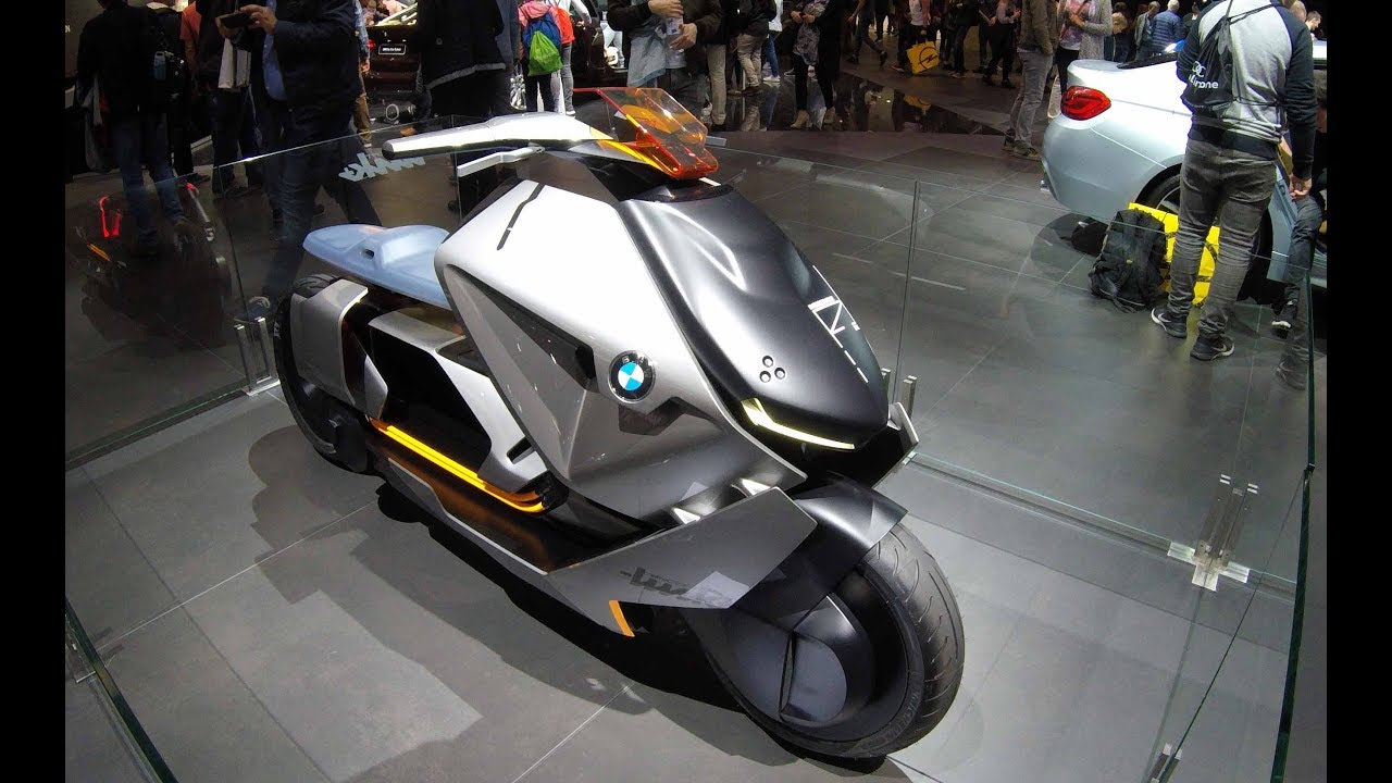BMW LINK CONCEPT BIKE - ELECTRIC FUTURE MOTORCYCLE ! WALKAROUND !