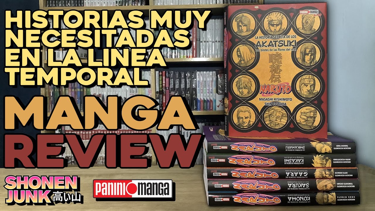 TODAS las novelas HIDEN de NARUTO | Manga Review | Panini Manga