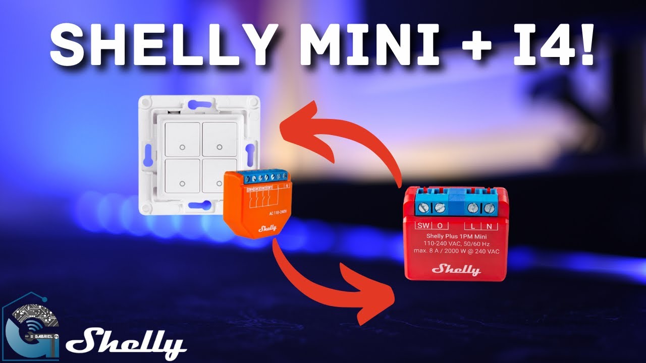 Como instalar Shelly Mini directamente num candeeiro LED e controlar com Shelly i4!