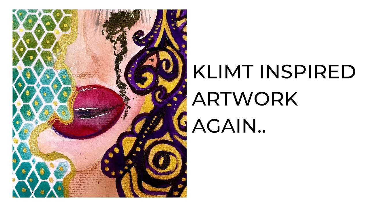 Klimt Inspired Artwork ..again