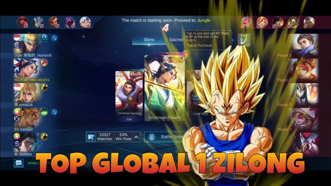 Solo Rank Jungle Carry Zilong - Mobile Legends #ml #topglobal #zilong #how #best 