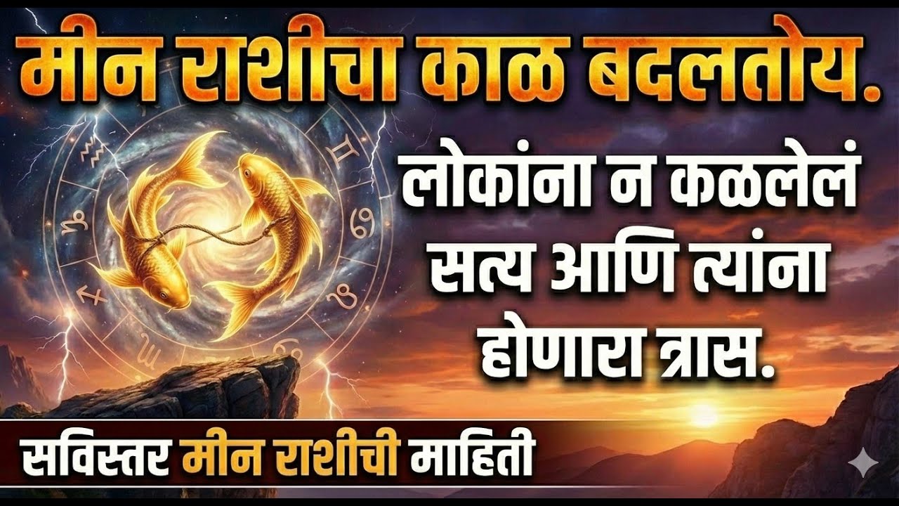 🌹मीन राशीचा काळ बदलतोय 🔥 लोकांना न कळलेलं सत्य, संघर्ष आणि येणारा सुवर्णकाळ| #meenrashi #pisces