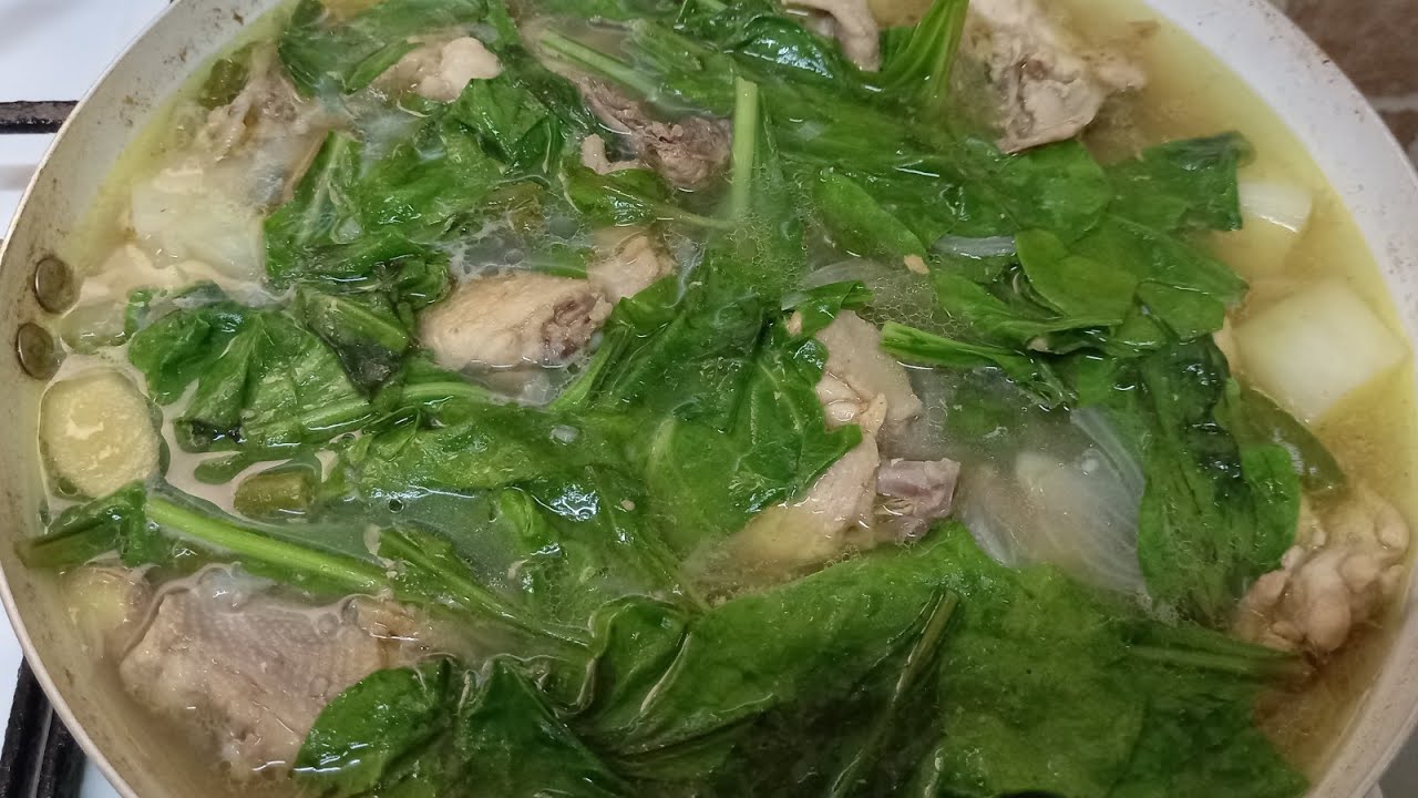 SINIGANG MANOK WITH SPINACH(Bonskie Jorolan)