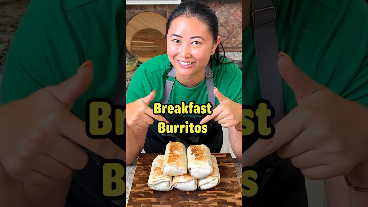 Meal prep burritos