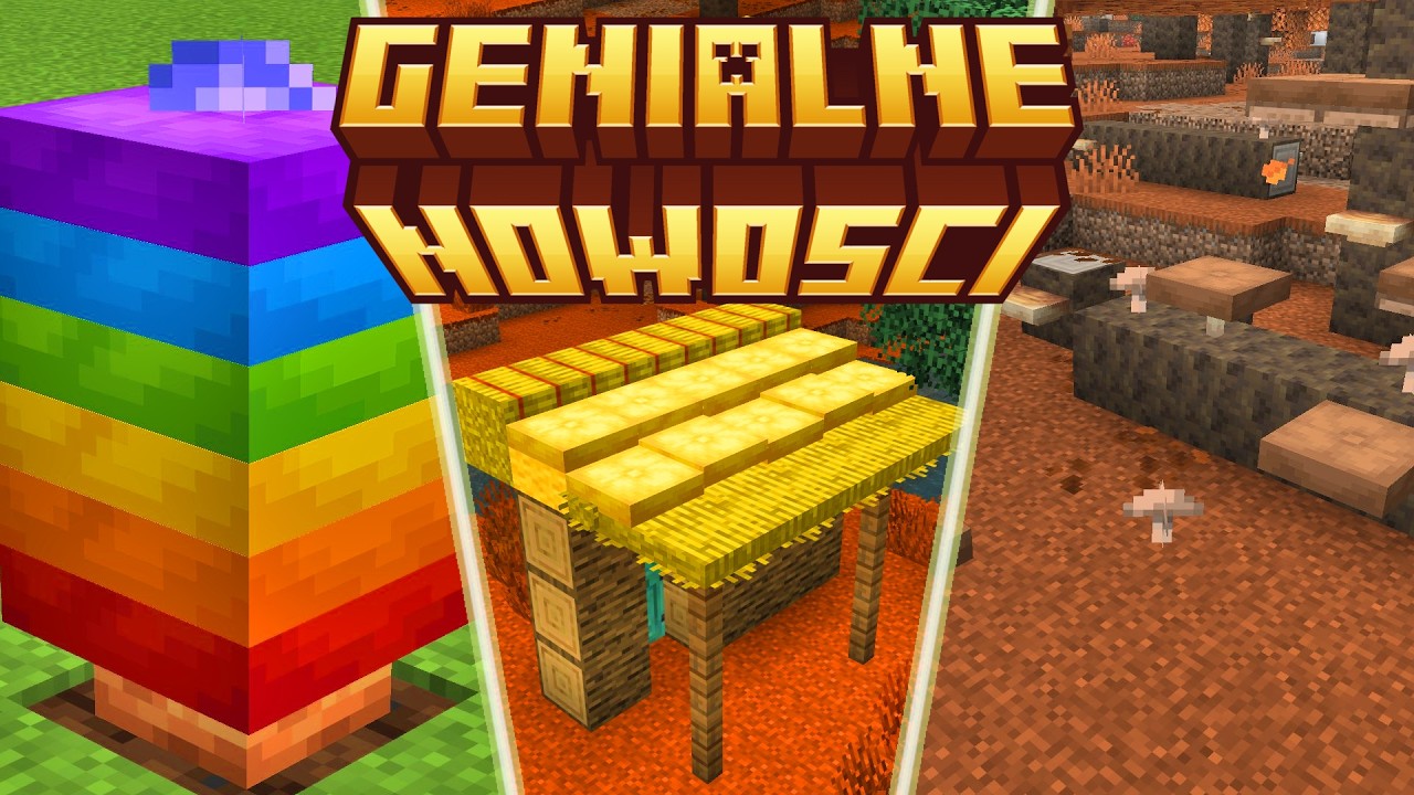 Mojang OSZALAŁO i DODALI KOZACKIE RZECZY! Gramy na NOWOŚCIACH! (695/890)