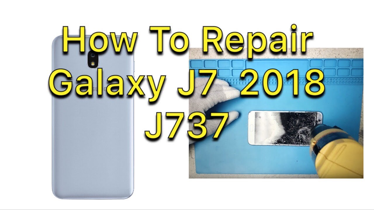 Galaxy J7 / Prime 2 - 2018 J737 - Screen Glass LCD Replacement - Teardown - Battery