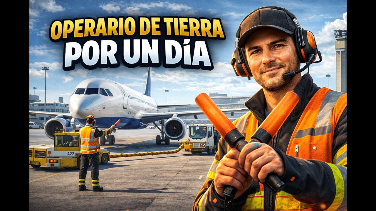 ASÍ ES SER OPERARIO DE TIERRA EN AIRPORTSIM ✈️🦺