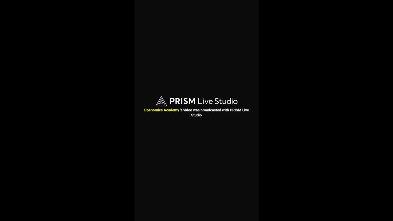 Live streaming of Dpenomics Academy