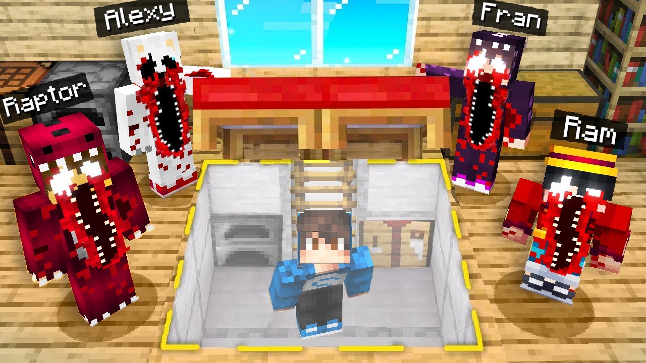 ¿Puedes SOBREVIVIR a la ENTIDADES MALIGNAS? 💀😱 MINECRAFT ESCONDITE - Sparta356