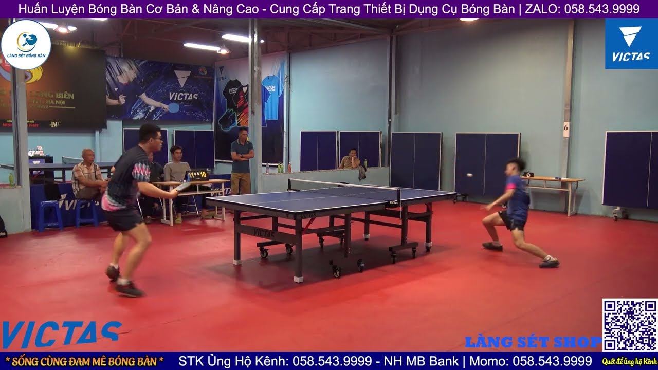 Đức Đỉa vs Thắng Gai Thanh Hóa | Tứ Kết Giải Bóng Bàn Đơn Hạng ABC Victas Cup 2025