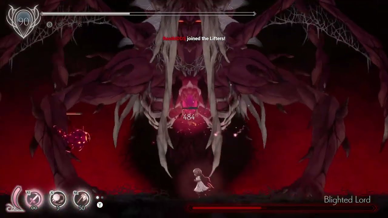 Ender Lilies. Final session. Final Boss. Ending C