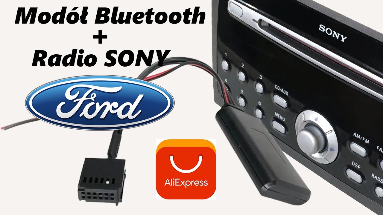 Montaż modułu Bluetooth do radia samochodowego Sony FORD FOCUS 2