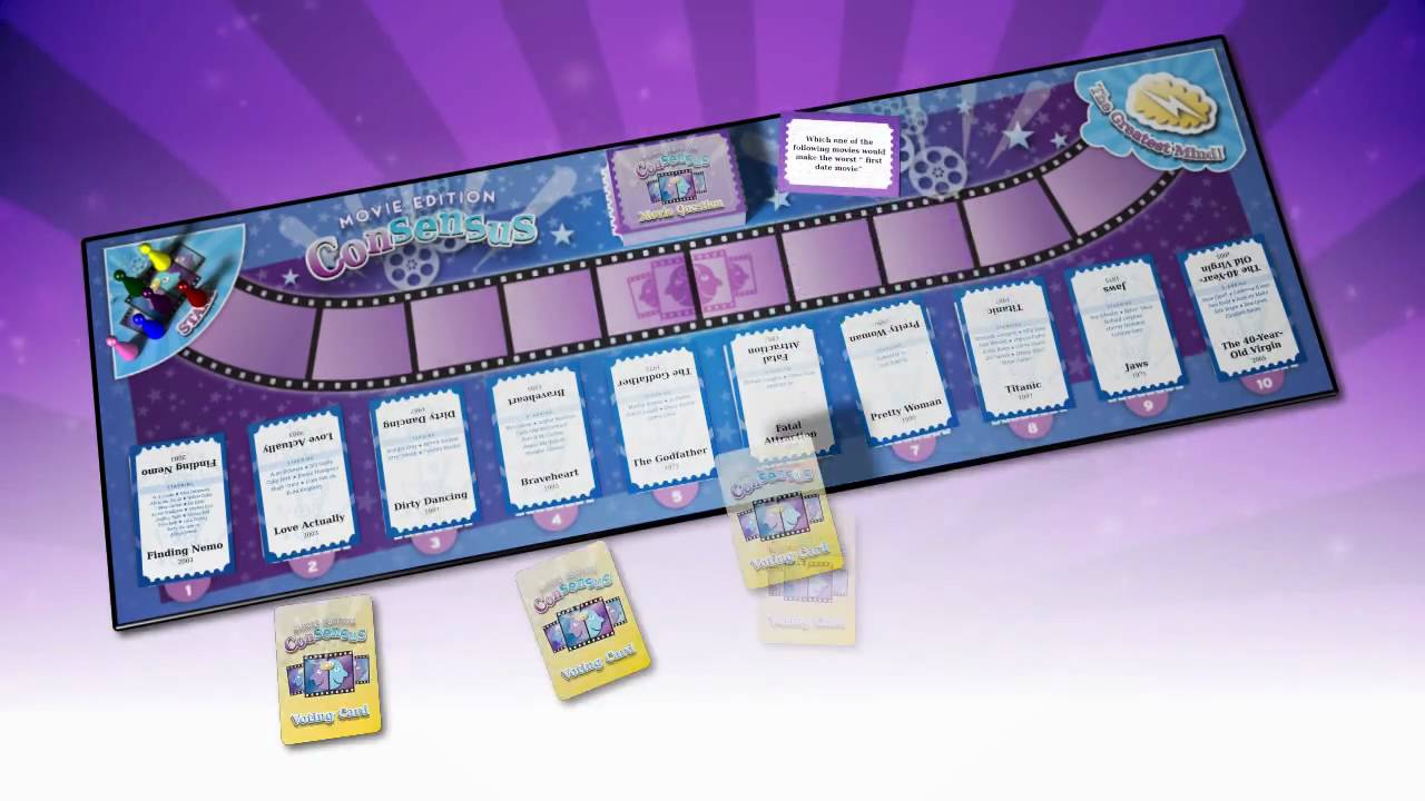 Consensus Movie Edition Board Game: How to Play