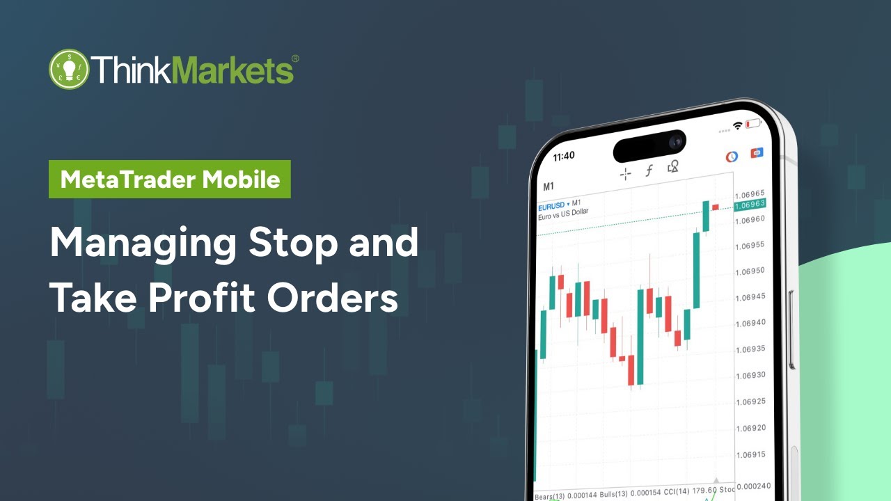 MetaTrader Mobile: Managing Stop and Take Profit Orders