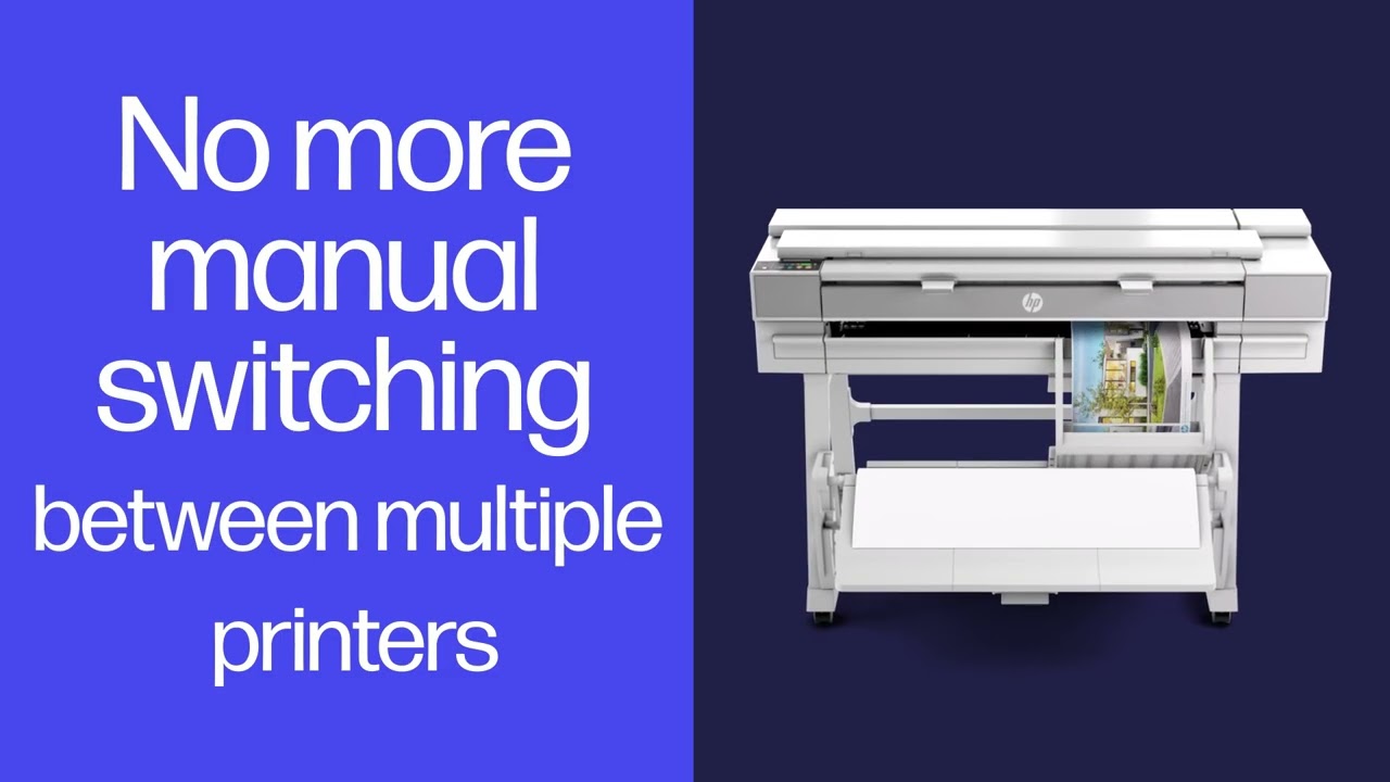HP DesignJet T950 Printer | HP's easiest A3-A0 printing experience | HP