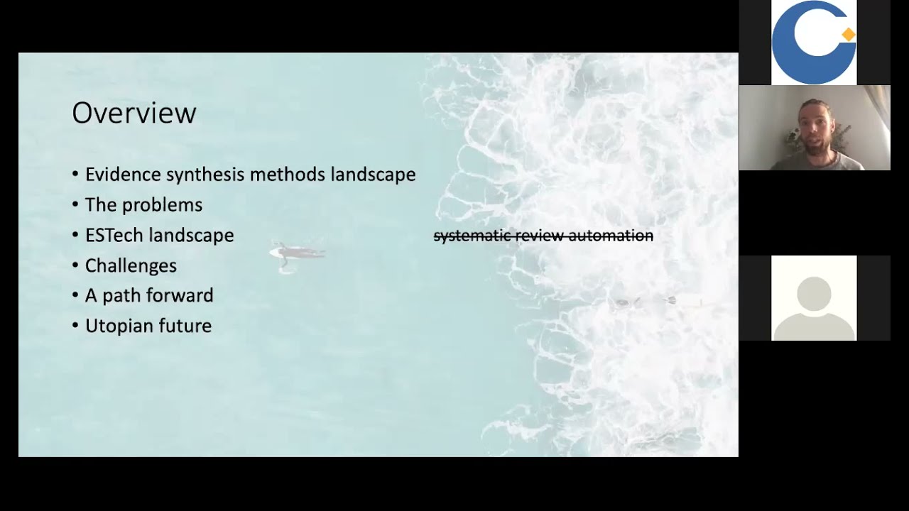 Technology to support more transparent, efficient and accessible evidence synthesis at scale