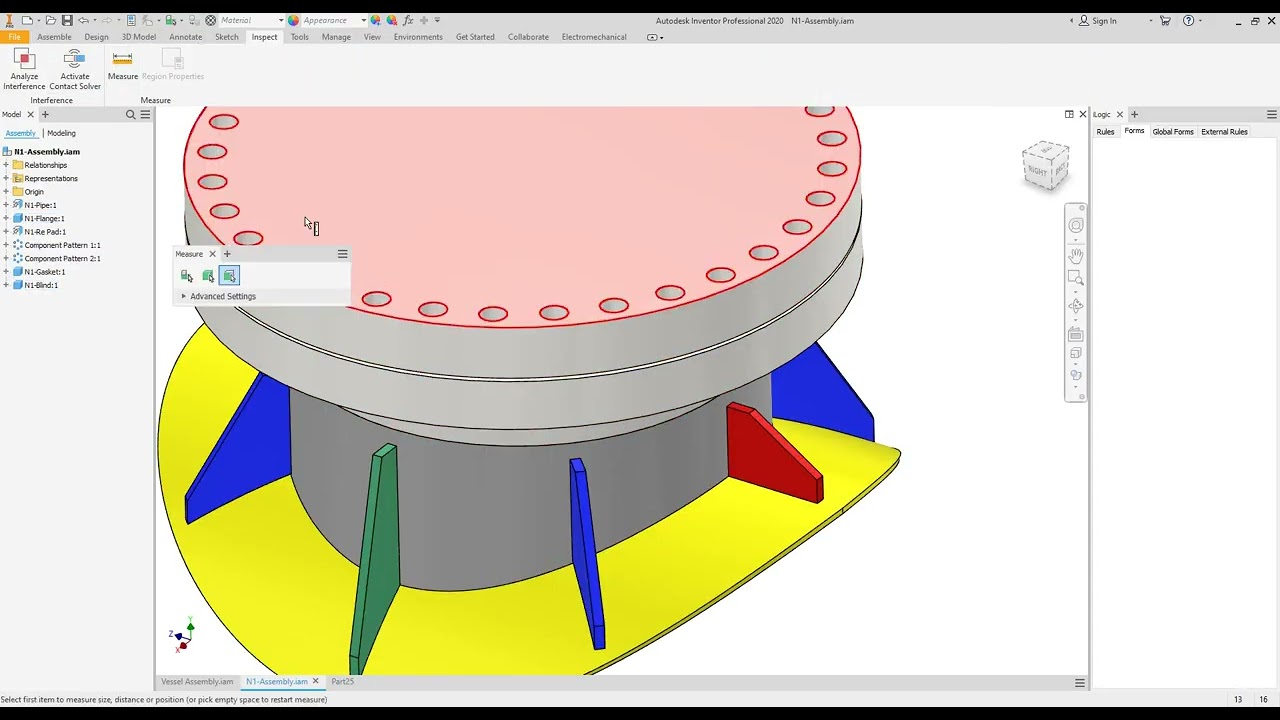 Advanced Autodesk Inventor Training for Static Equipment & Duct Design   - Day 5
