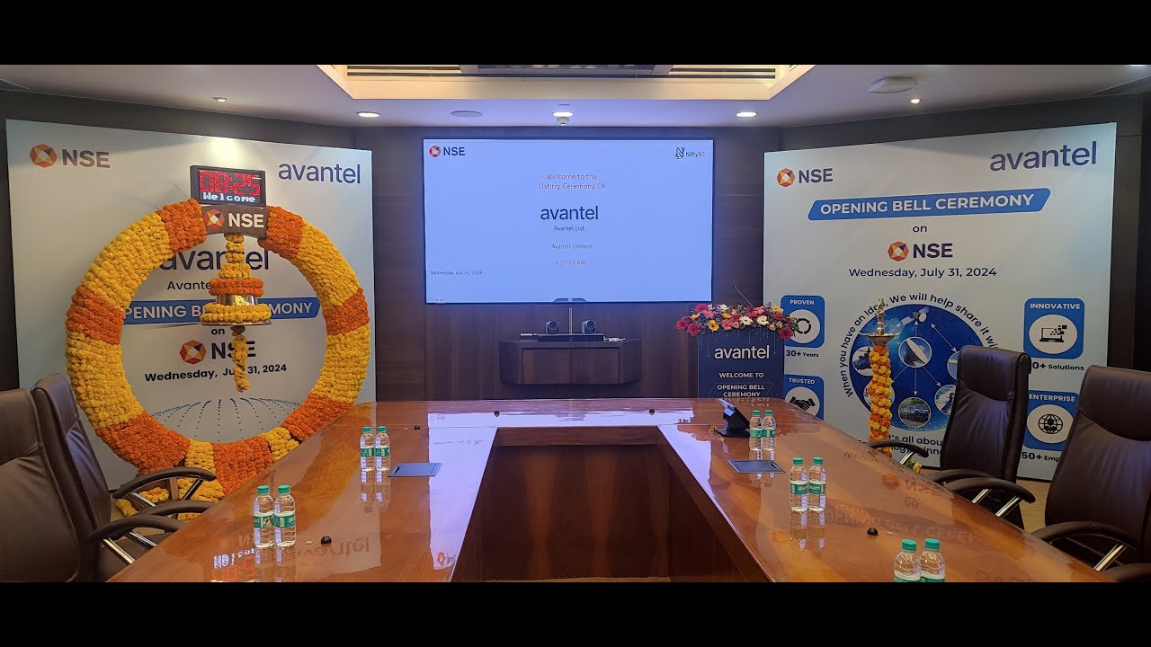 Opening Bell ceremony of Avantel Limited