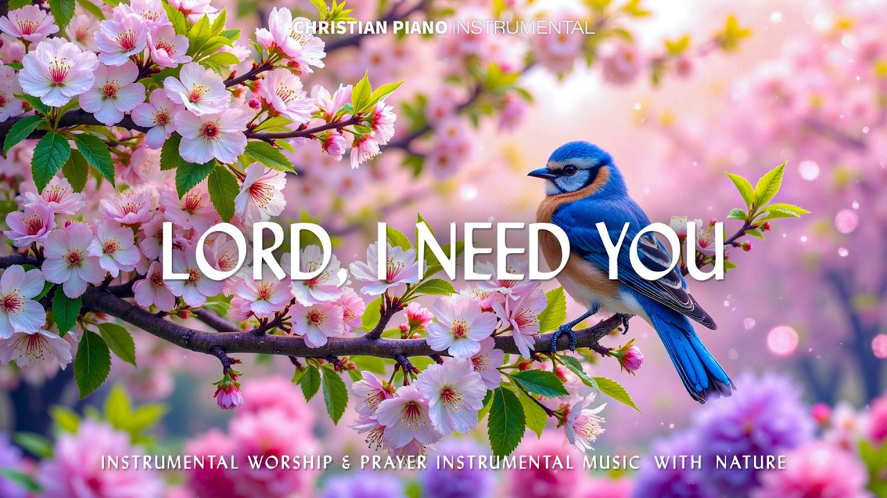 Lord, I Need You : Peaceful Spring Worship Piano 🌿 Inspiring Bible Verses for Prayer & Worship