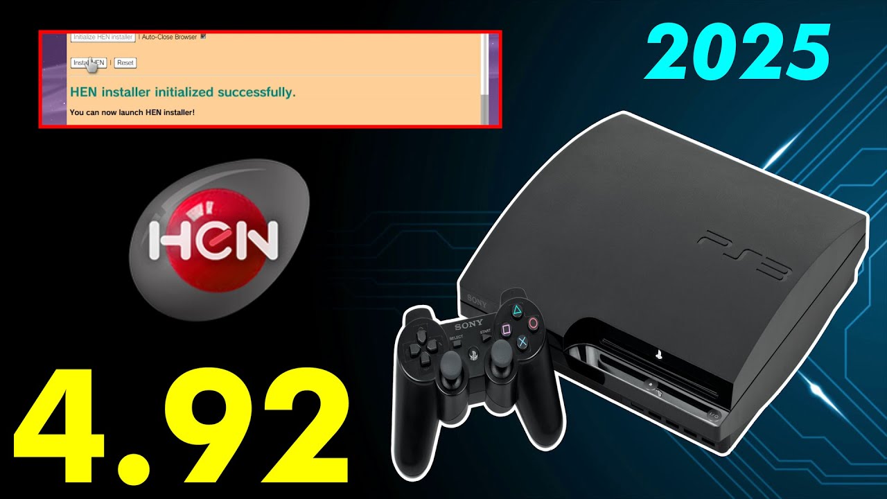 How to Update PS3 HEN 4.92
