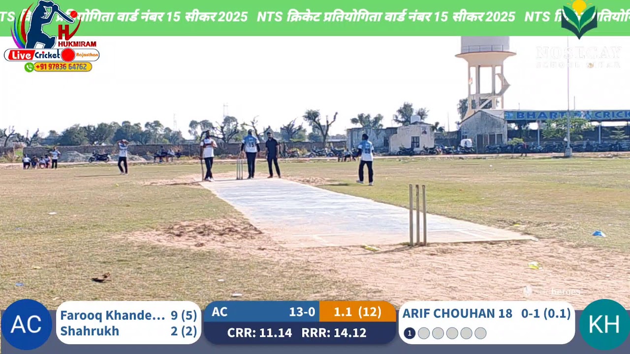Aneza Club 🆚 Khan Cricket Club
1st Round Match
NTS Cricket Tournament Sikar