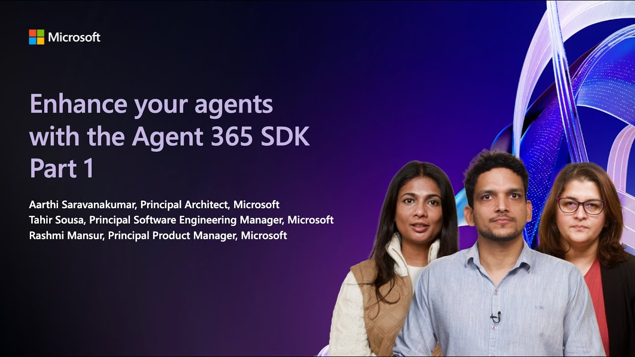 Подготовьте своих агентов к работе на предприятии с помощью Agent 365 SDK (часть 1)