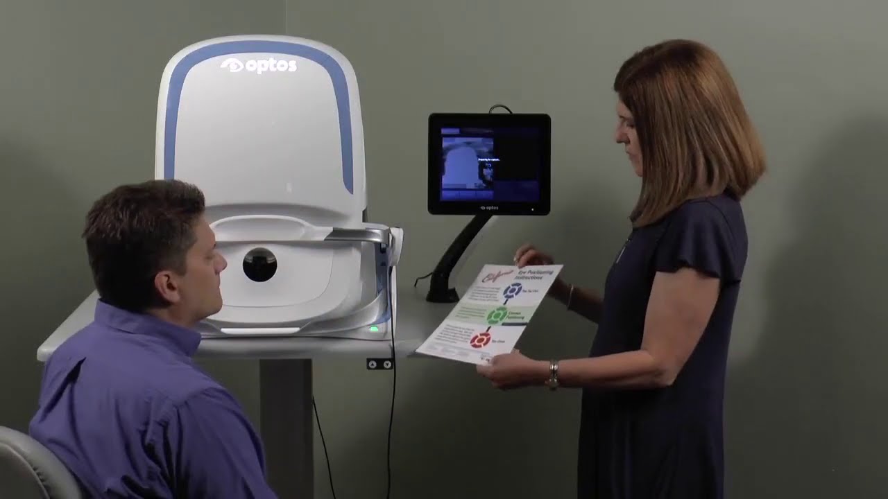 Capturing Retina Images using Optos California