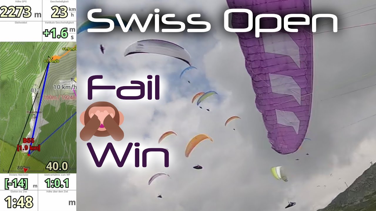 Fail & Win: Swiss Open 2021 Task 1 | Gleitschirm-Wettkampf