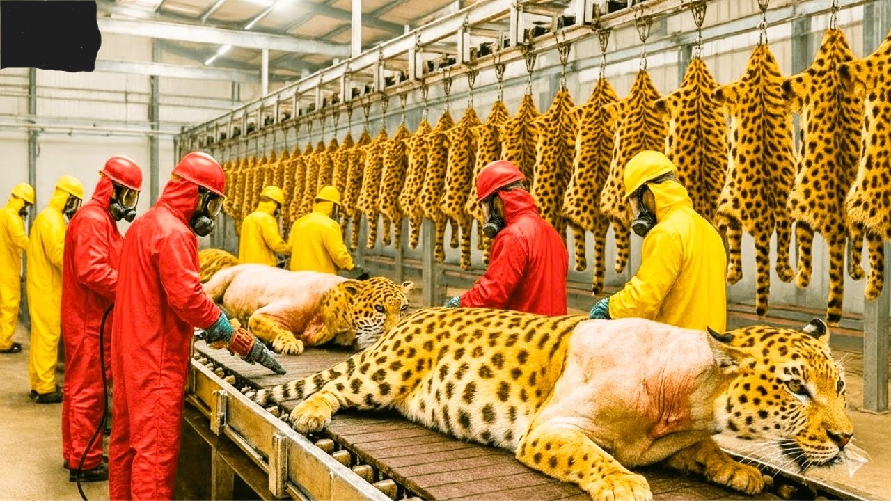 Inside the Synthetic Leopard-Pattern Luxury Leather Factory | Million-Dollar Fashion Process