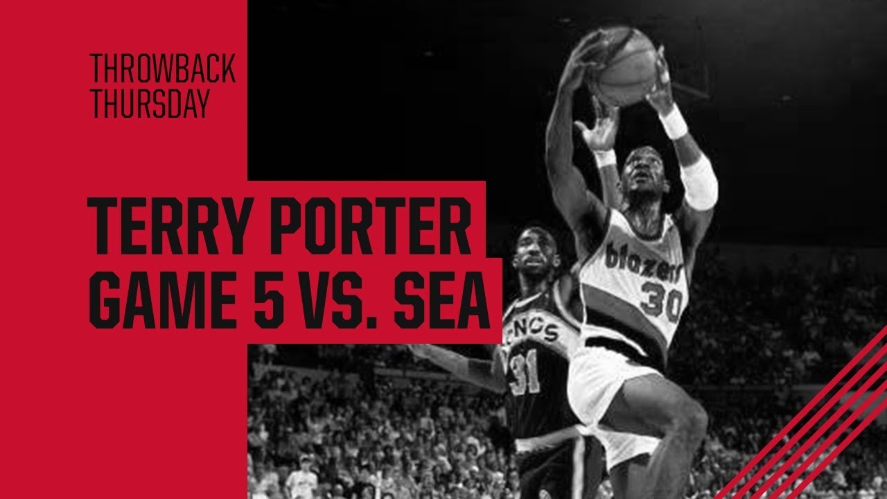 Throwback: Terry Porter's 1991 Game 5 Double-Double vs. Seattle