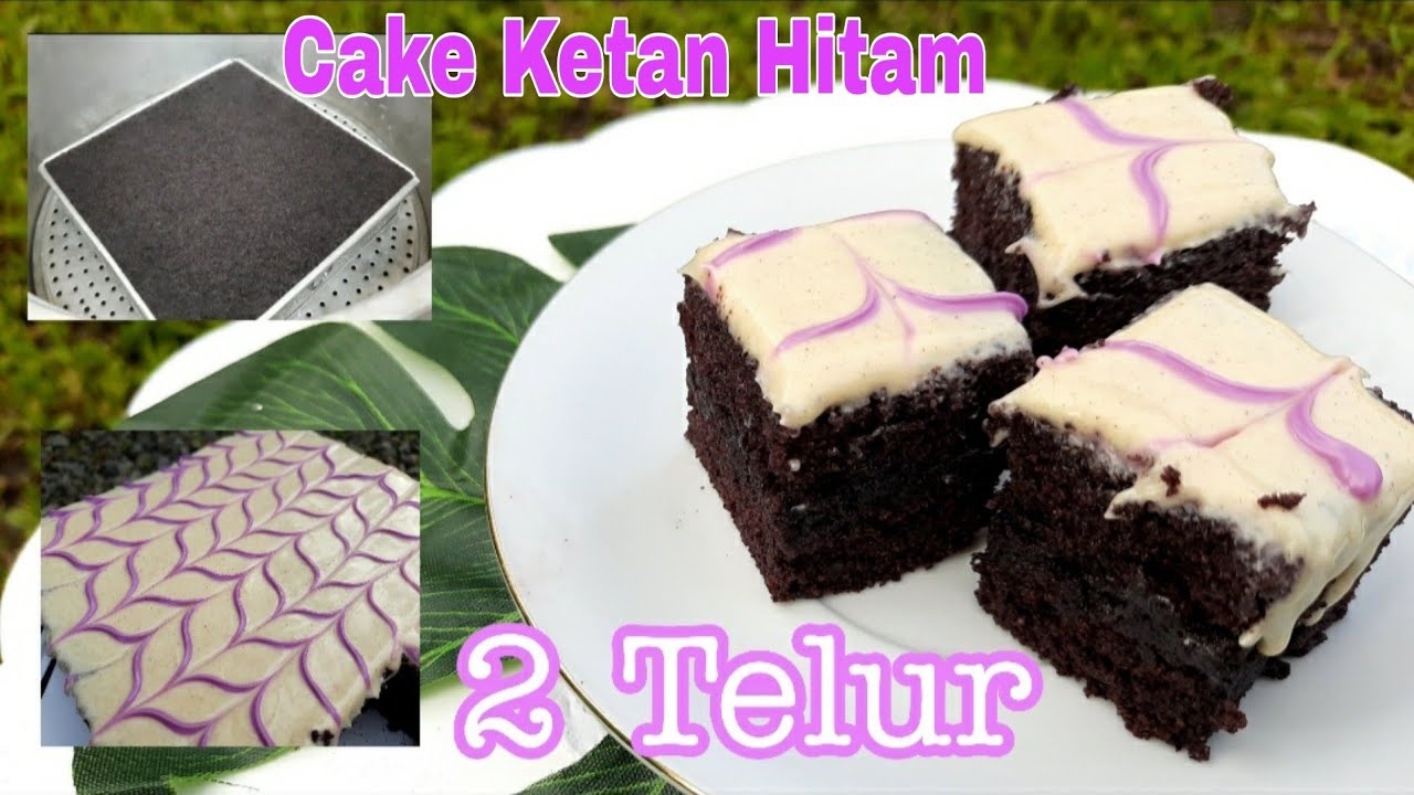 BOLU KETAN HITAM 2 TELUR TAKARAN SENDOK JADINYA SEBESAR INI Lembut dan enak