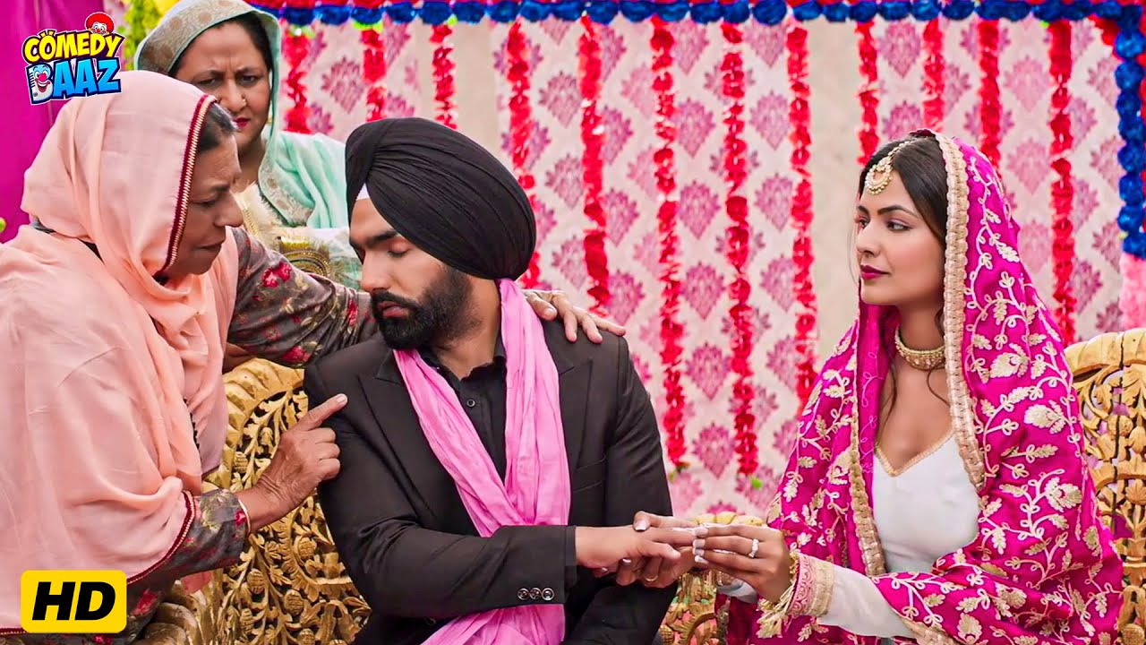 Ammy Virk Comedy | Nikke Di Sagai Chudail Naal | Nikka Zalidar 3 | Punjabi Comedy Movie