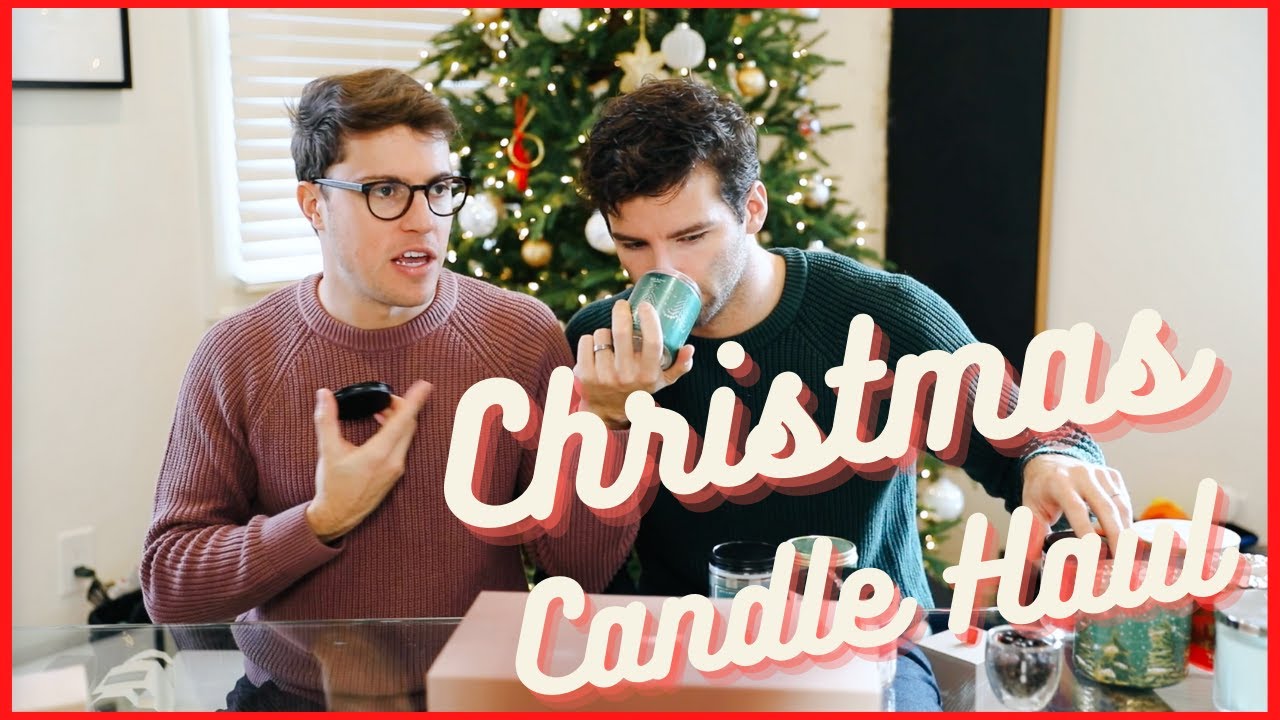 CHRISTMAS CANDLE HAUL || Christmas Candles || Taylor and Jeff