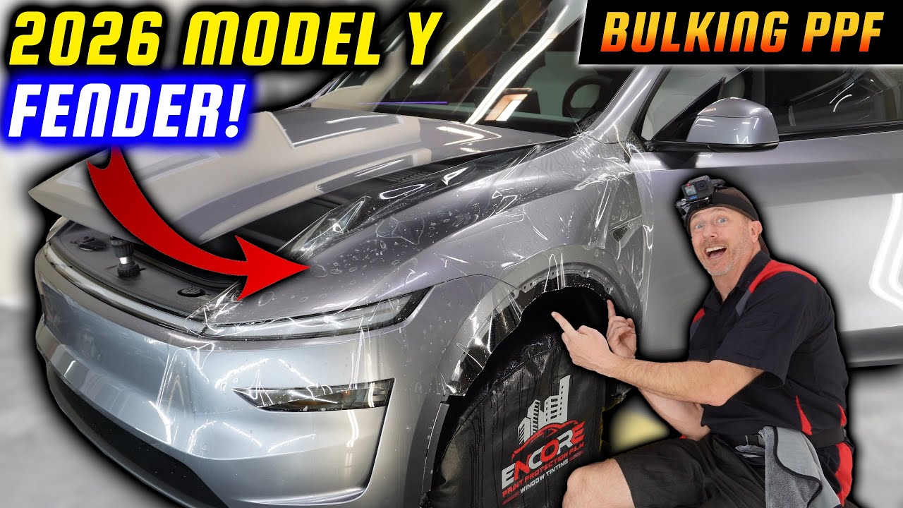 2026 Tesla Model Y Juniper Fender PPF Installation | How to Bulk Install Paint Protection Film